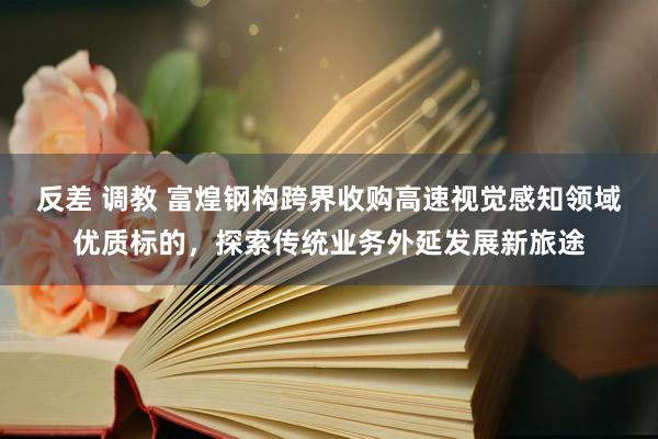 反差 调教 富煌钢构跨界收购高速视觉感知领域优质标的，探索传统业务外延发展新旅途