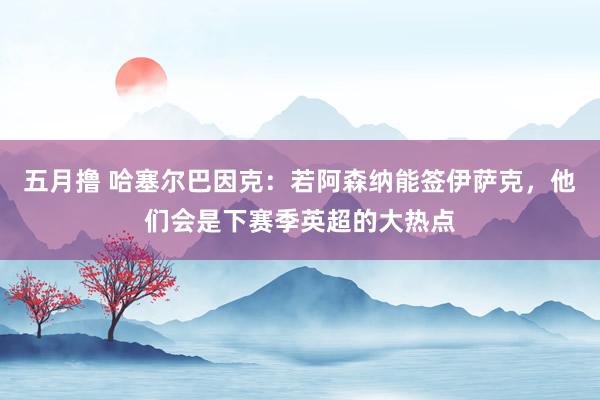 五月撸 哈塞尔巴因克：若阿森纳能签伊萨克，他们会是下赛季英超的大热点