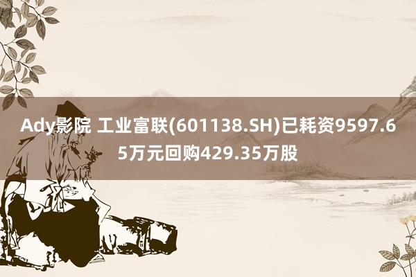 Ady影院 工业富联(601138.SH)已耗资9597.65万元回购429.35万股