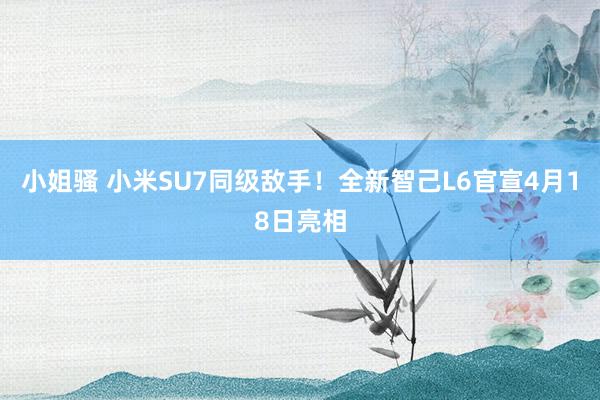 小姐骚 小米SU7同级敌手！全新智己L6官宣4月18日亮相