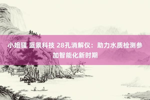 小姐骚 蓝景科技 28孔消解仪：助力水质检测参加智能化新时期